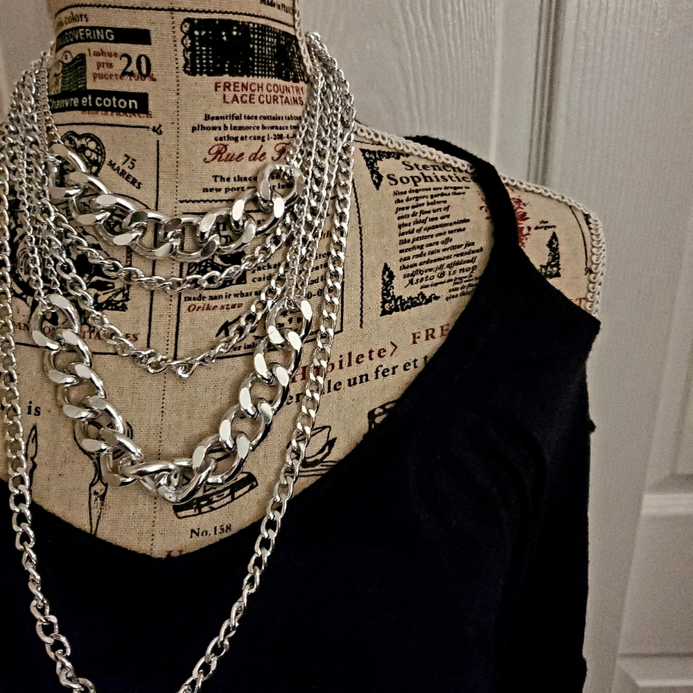 Multi-layered Chain Necklace